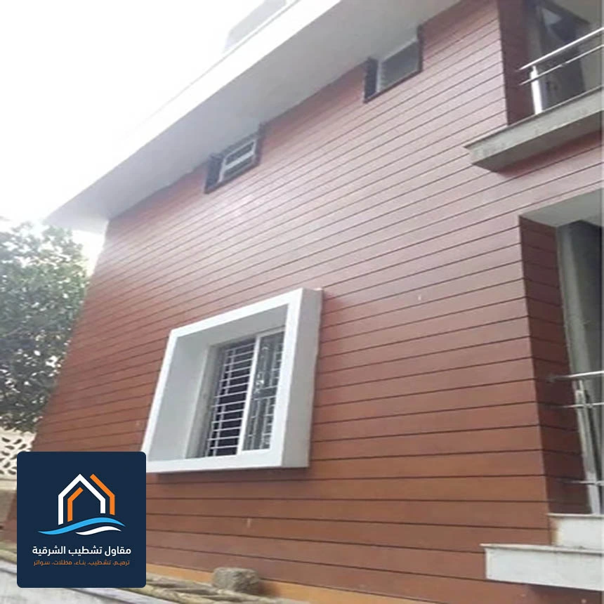 واجهات خشب للمنازل الجبيل