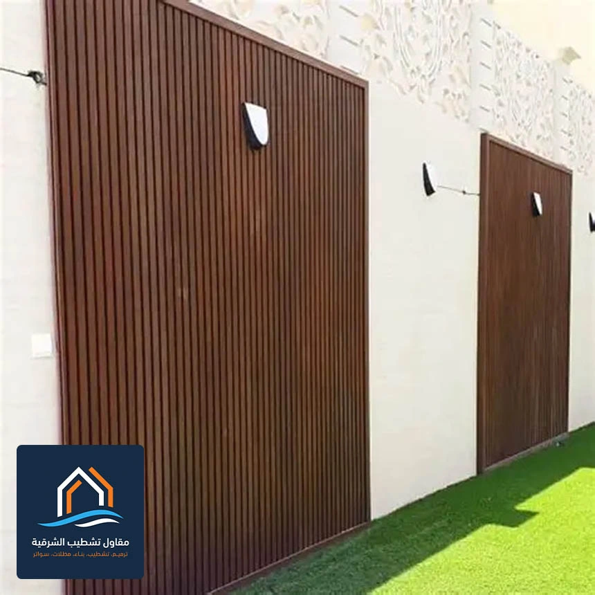 واجهات خشب للمنازل الجبيل