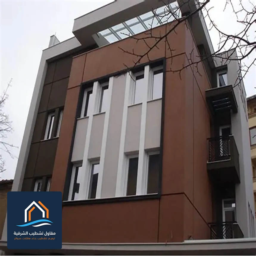 واجهات خشب خارجية الدمام