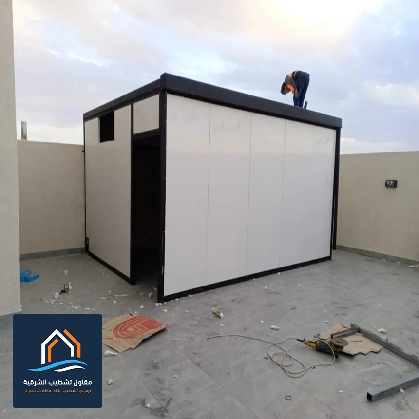 بناء غرف ساندوتش بانل الخبر