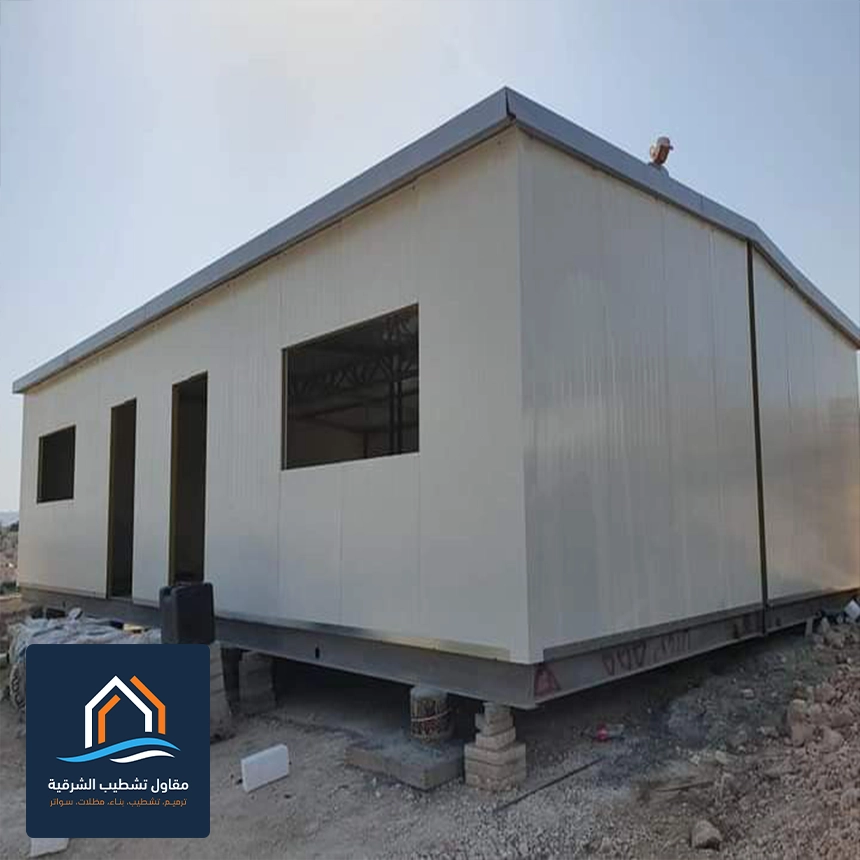 تغطية مستودعات بالساندوتش بانل الجبيل