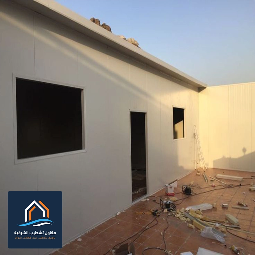 بناء مجالس ساندوتش بانل الخبر