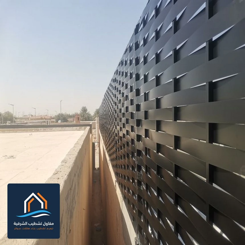 سواتر حديد مجدول في الشرقية